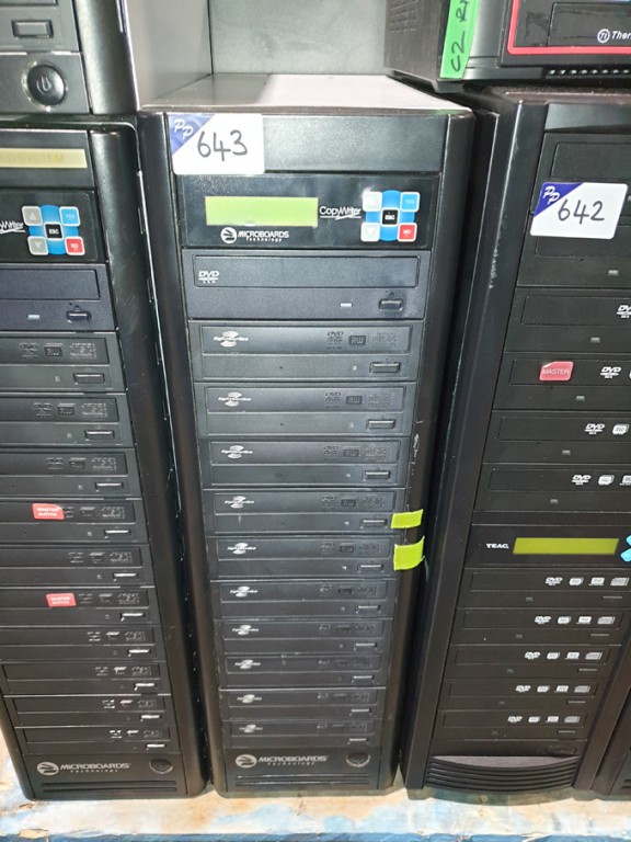 Microboards DVD duplicator, 10x DVD drives