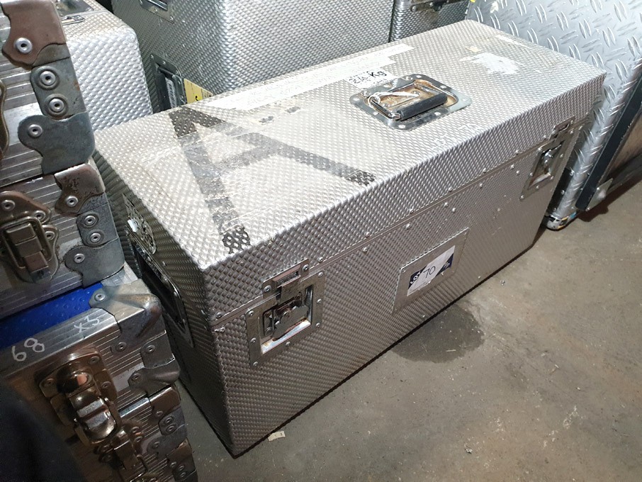 Aluminium transit case, 730x280x400mm approx