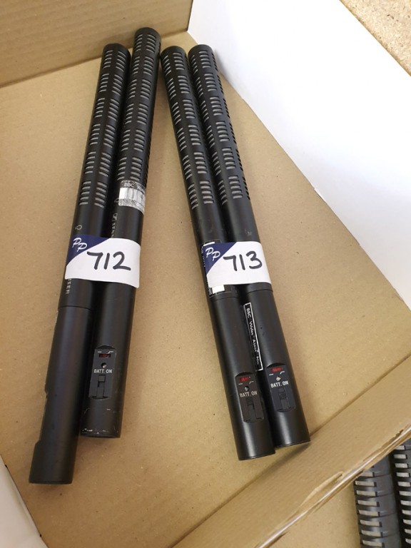 2x Sennheiser K6 battery operated microphones