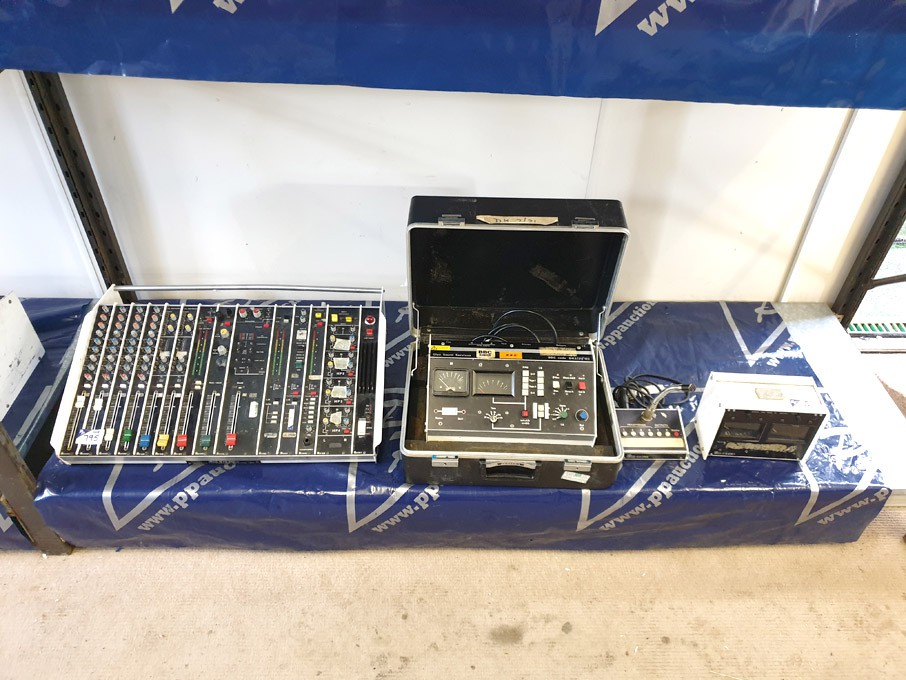 Glensound OB equipment inc: MX6 S8/145 mixing cons...