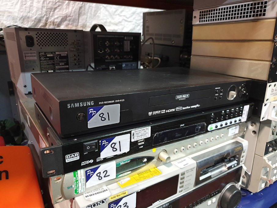 Samsung DVD-R125 DVD recorder, DAP audio DVMP-150...