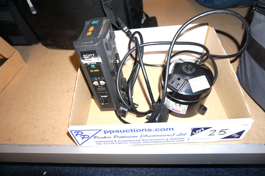 Tacima SC5329 autotransformer, Sony BC-M50 battery...