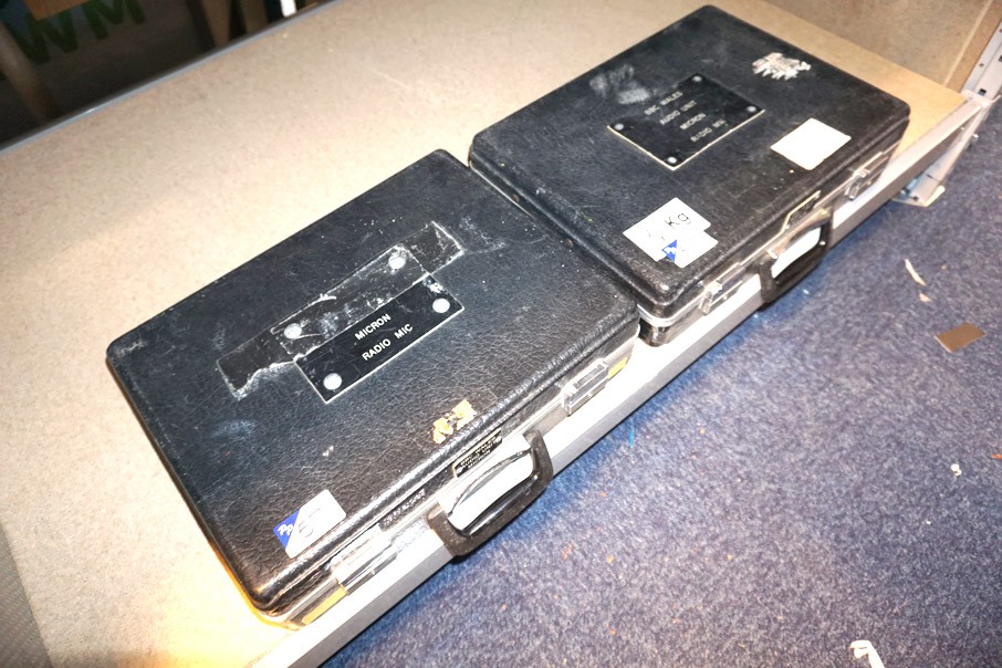 2x audio storage cases