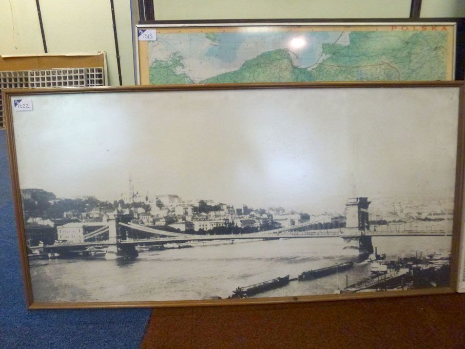 Original black & white photograph, Budapest - brid...