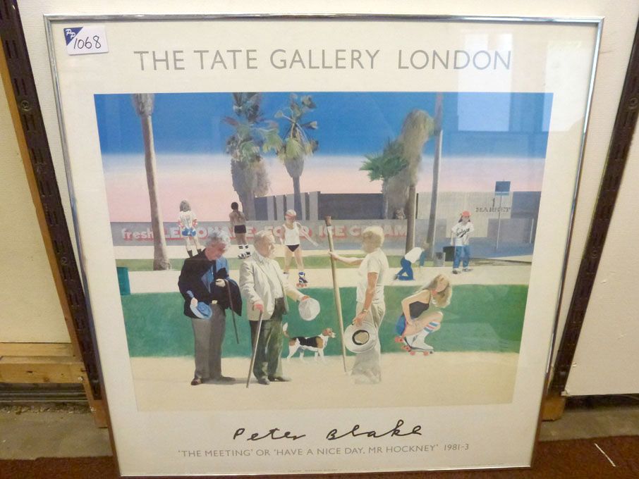 Tate poster by Peter Blake 'The meeting or have a...