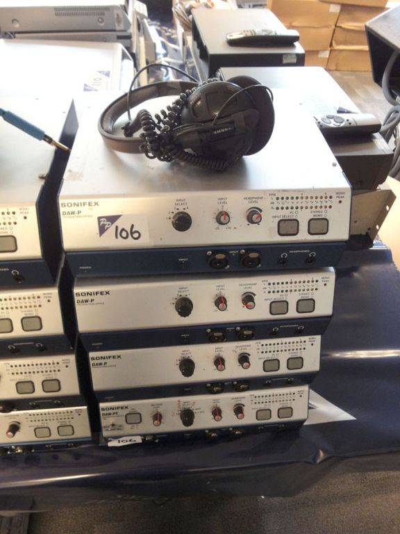 4x Sonifex DAW-P production office digital audio w...