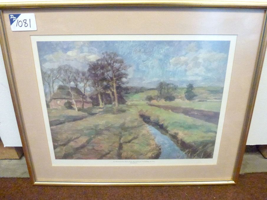 Blick Auf Den Weyerberg Im Vorfruhling print by Ka...