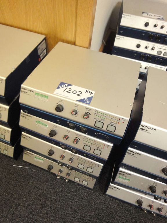4x Sonifex DAW-P production office digital audio w...
