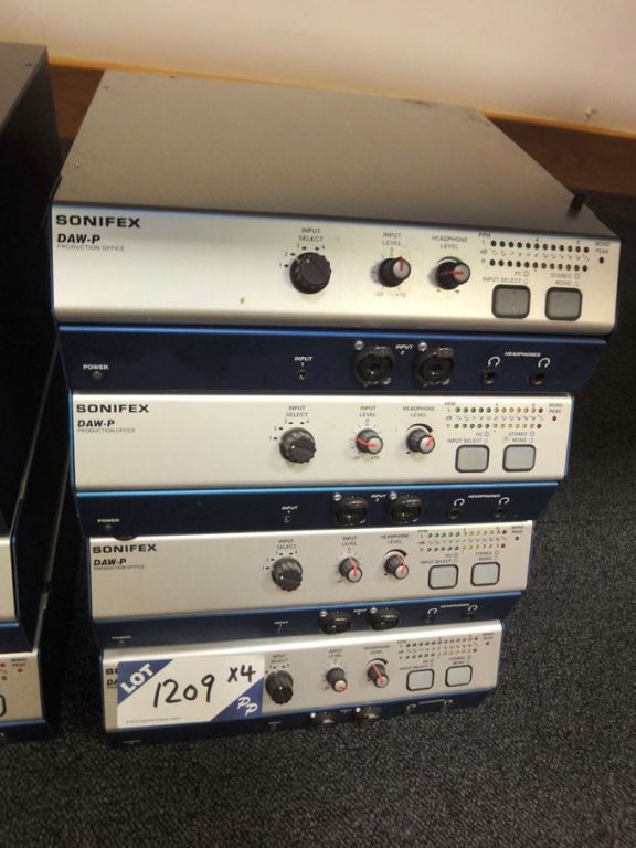 4x Sonifex DAW-P production office digital audio w...