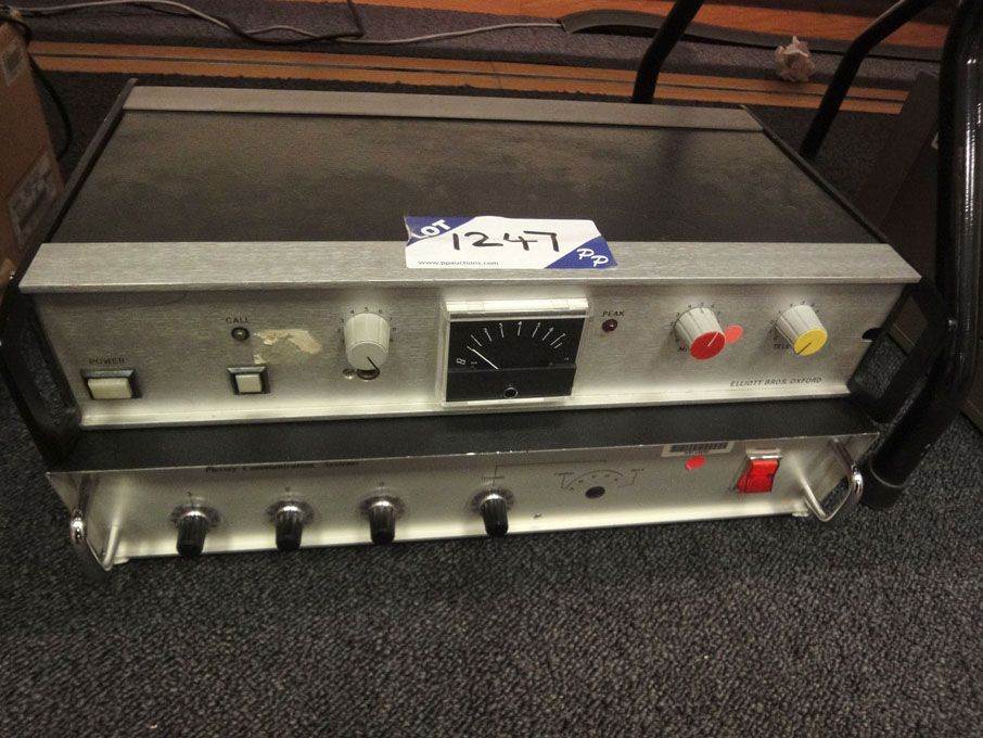 2x Elliot Brothers, Plessey controllers etc