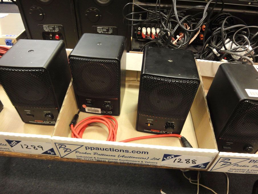 2x Fostex 6301B MK3 personal monitor speakers