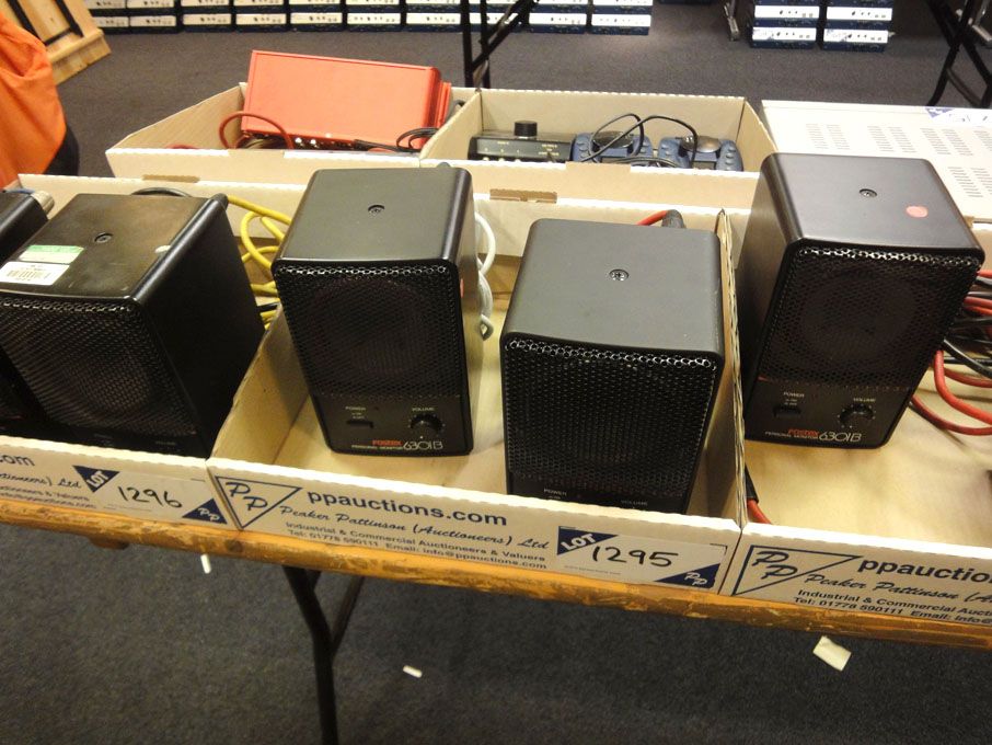 2x Fostex 6301B MK3 personal monitor speakers
