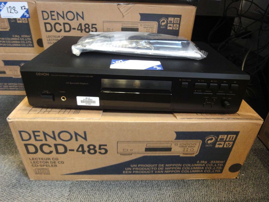 2x Denon DCD-485 stereo CD player (boxed & unused)