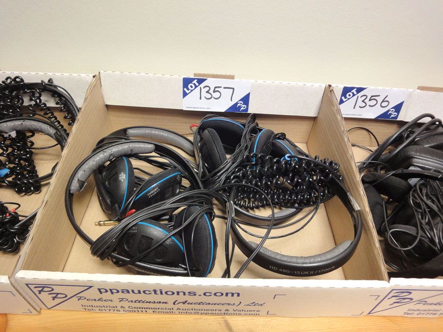 4x Sennheiser HD480 etc stereo headphones