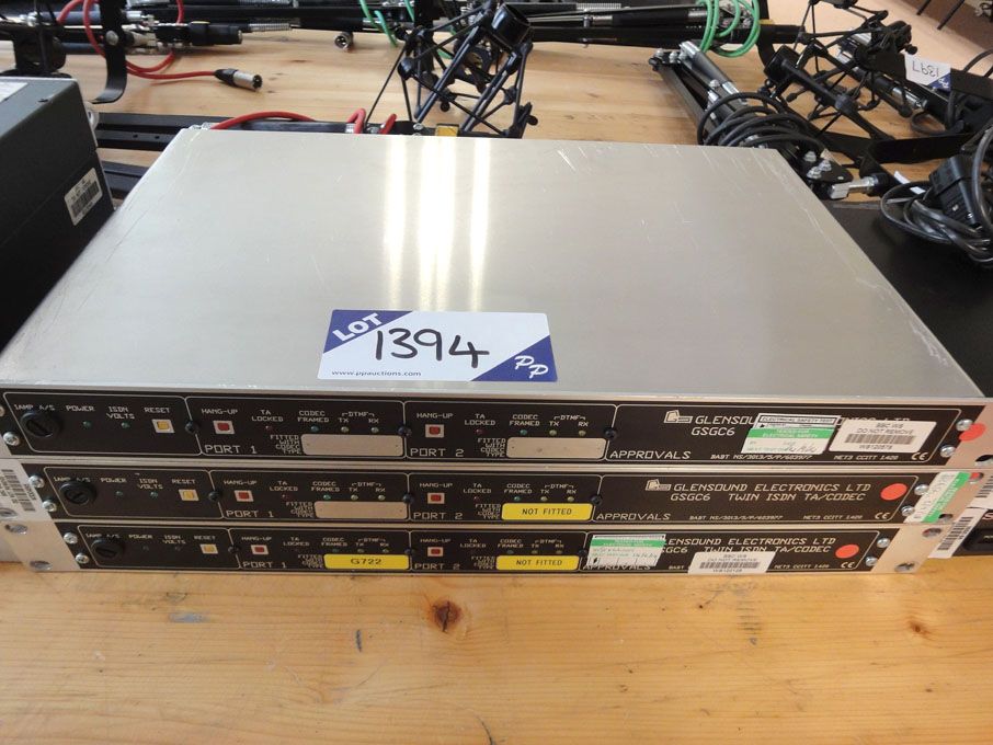 3x Glensound GSGC6 twin ISDN TA / codec