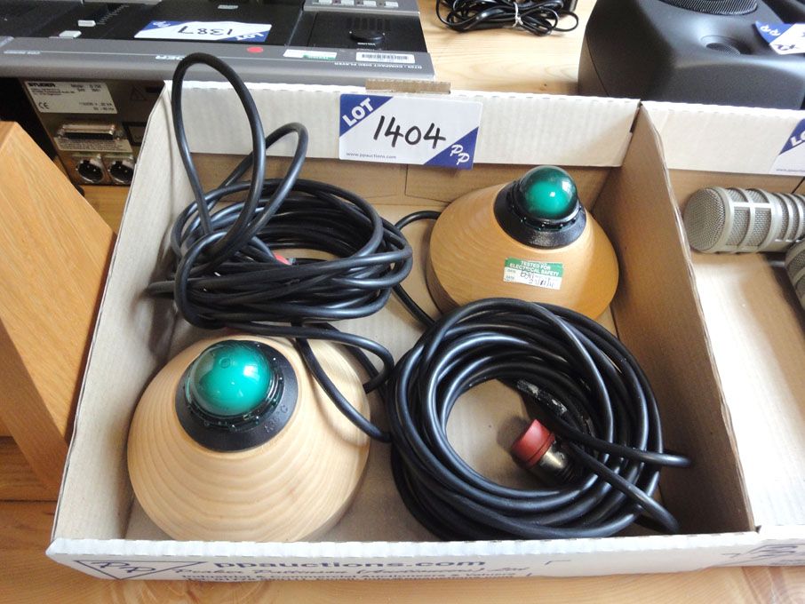 2x table top 'on air' lights