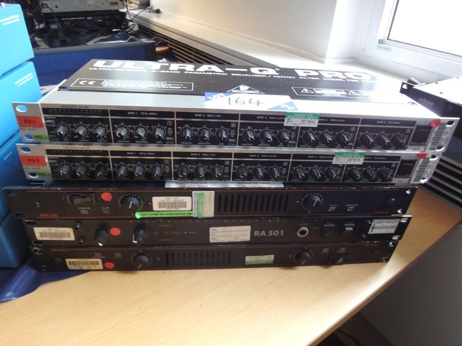2x Ultra-Q Pro PEQ2200 5 band parametric equaliser...