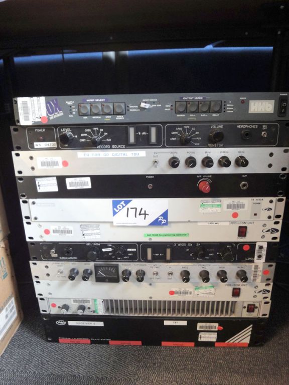 HHB CDR optimiser, Audix TB mixer, Pace PSM8000 4...