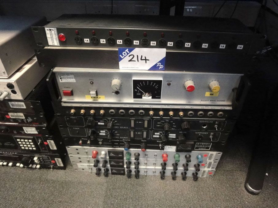 Qty stereo dubbing units, record sources, power mo...