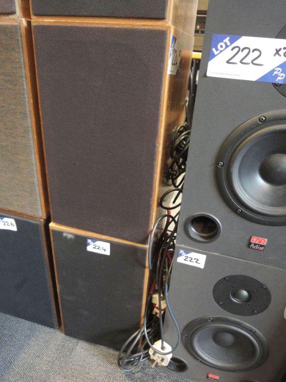 2x Keith Monks LS1.8 monitoring loud speakers