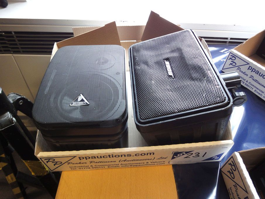BOSE 101 music speaker, Behringer Monitor IC ultra...