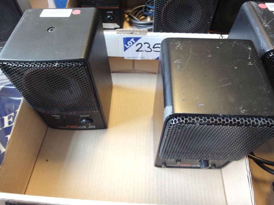 2x Fostex 6301B MK3 personal monitor speakers