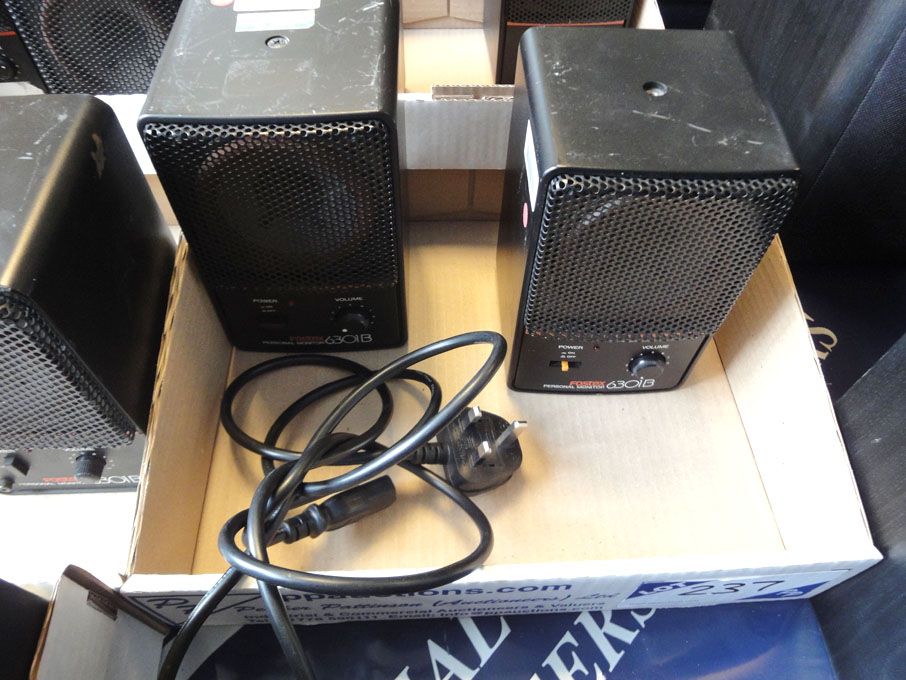 2x Fostex 6301B MK3 personal monitor speakers