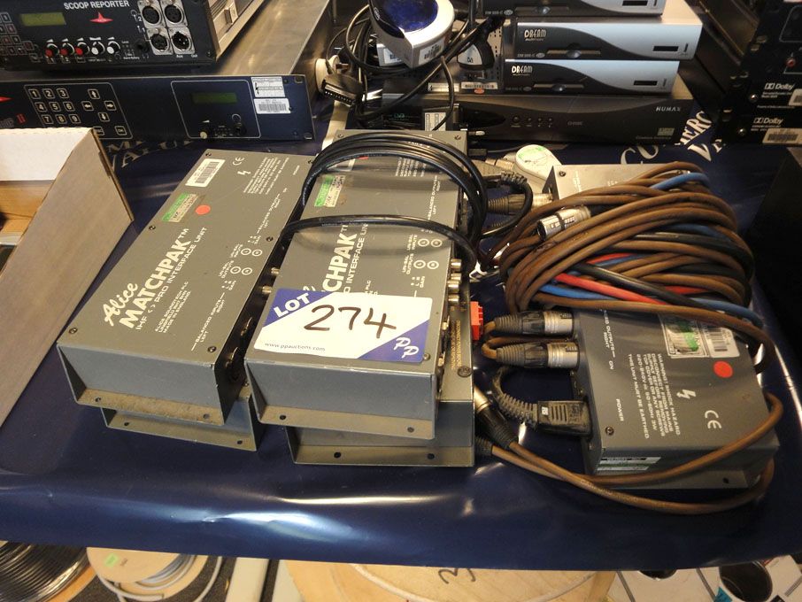 3x Alice Matchpak IHF pro interface unit, Alice ph...