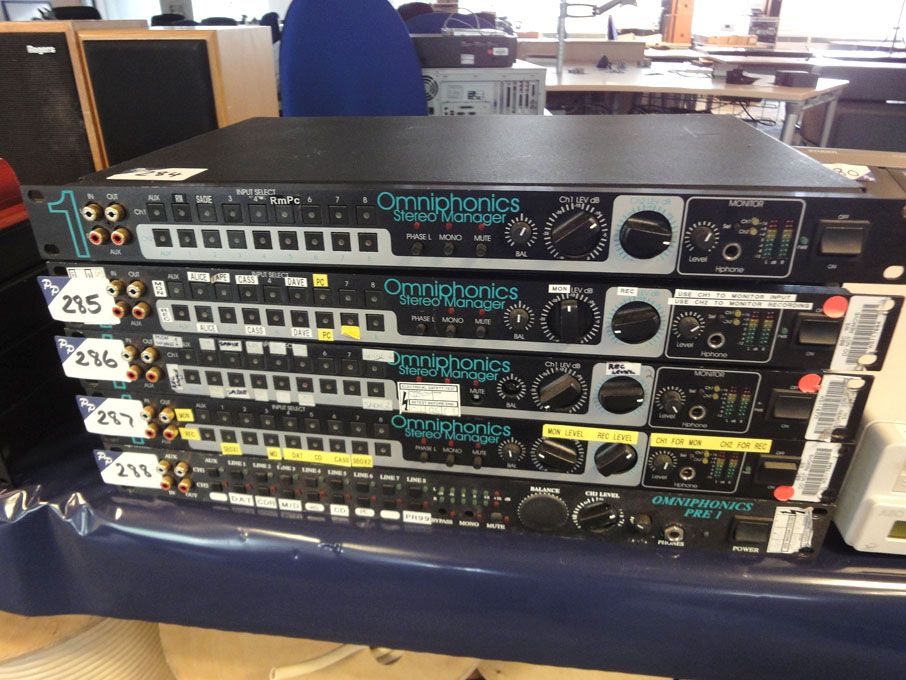 Omniphonics rack type stereo manager