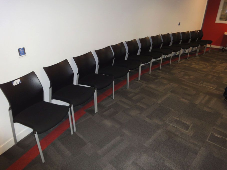 13x Senator Black Advantage aluminium finish meeti...