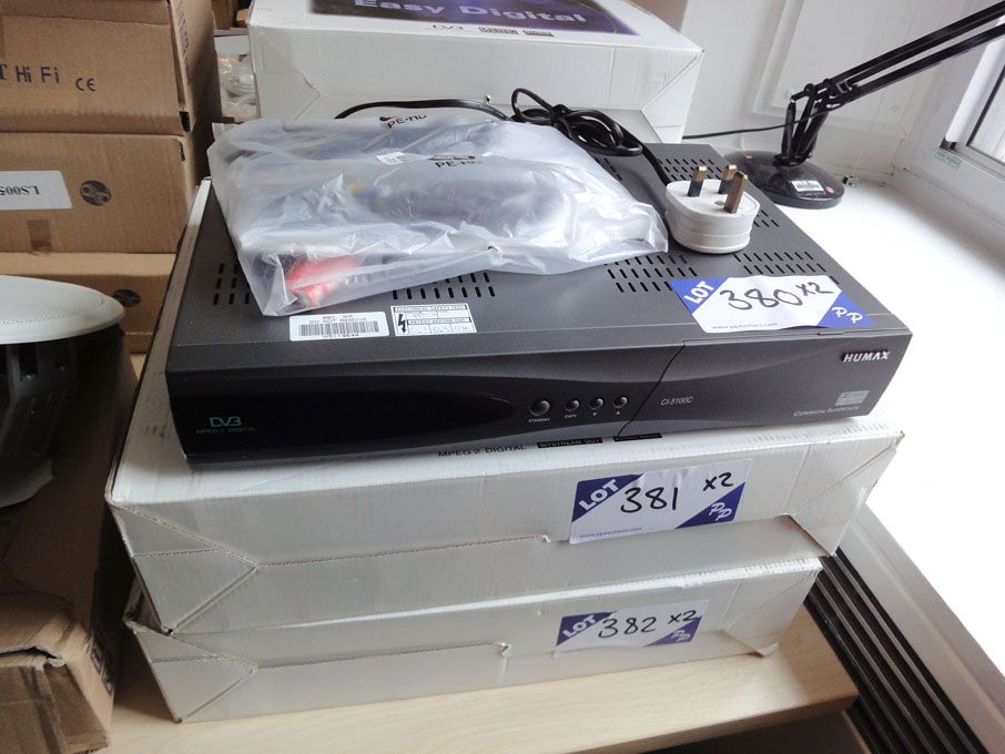 2x Humax CI-5100C digital set top boxes (boxed & u...