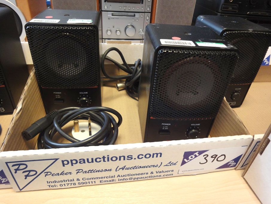2x Fostex 6301B MK3 personal monitor speakers