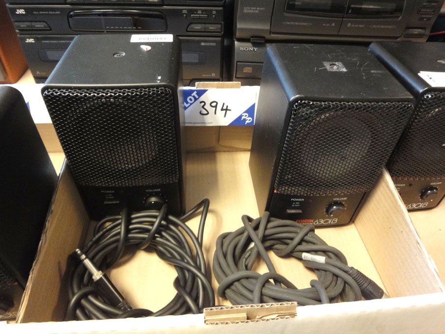 2x Fostex 6301B MK3 personal monitor speakers