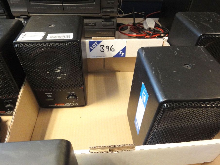 2x Fostex 6301B MK3 personal monitor speakers