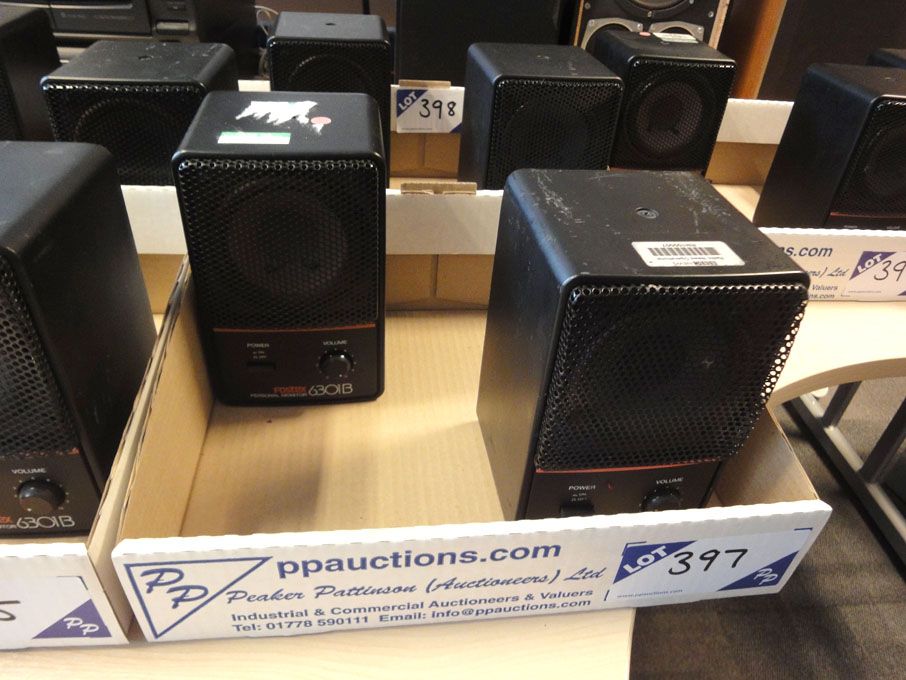 2x Fostex 6301B MK3 personal monitor speakers