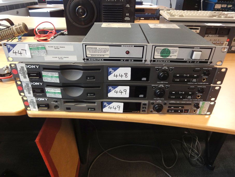 Sony CDP-D12 CD player & Sony MDS-E12 minidisc rec...