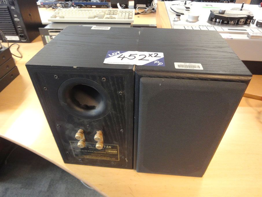 2x Harbeth LS5/12A miniature monitor loud speakers