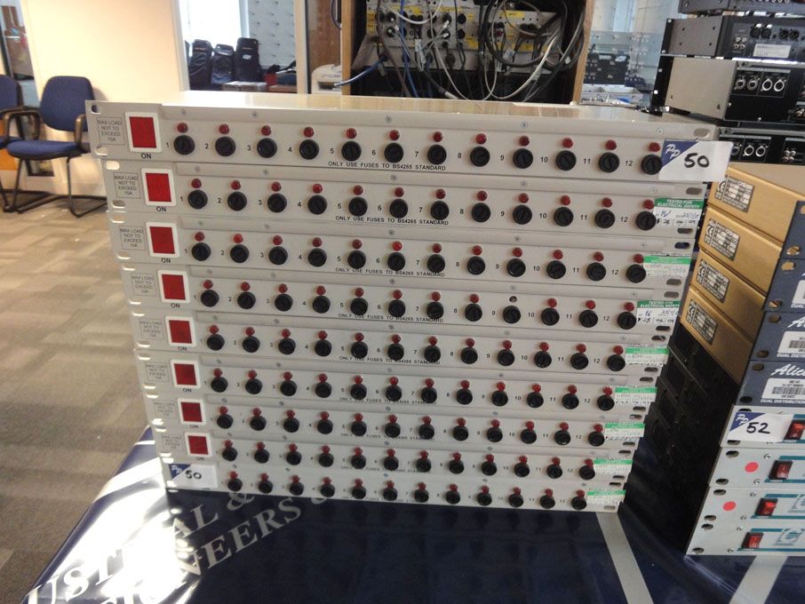 9x 12 way MDU's, 10A max load