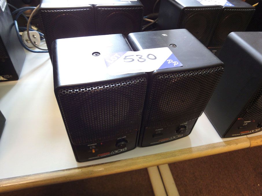 2x Fostex 6301B MK3 personal monitor speakers