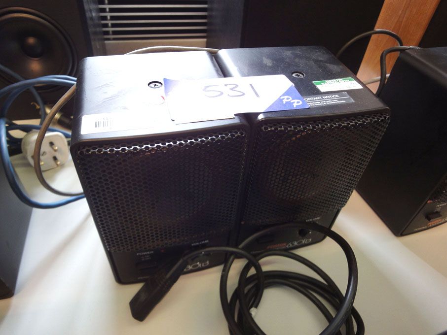 2x Fostex 6301B MK3 personal monitor speakers