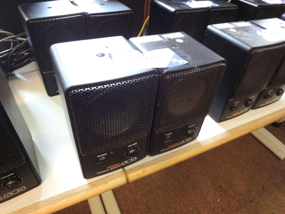 2x Fostex 6301B MK3 personal monitor speakers