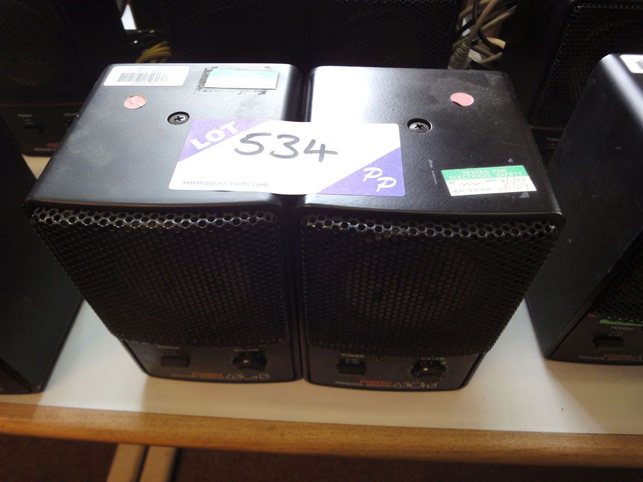 2x Fostex 6301B MK3 personal monitor speakers