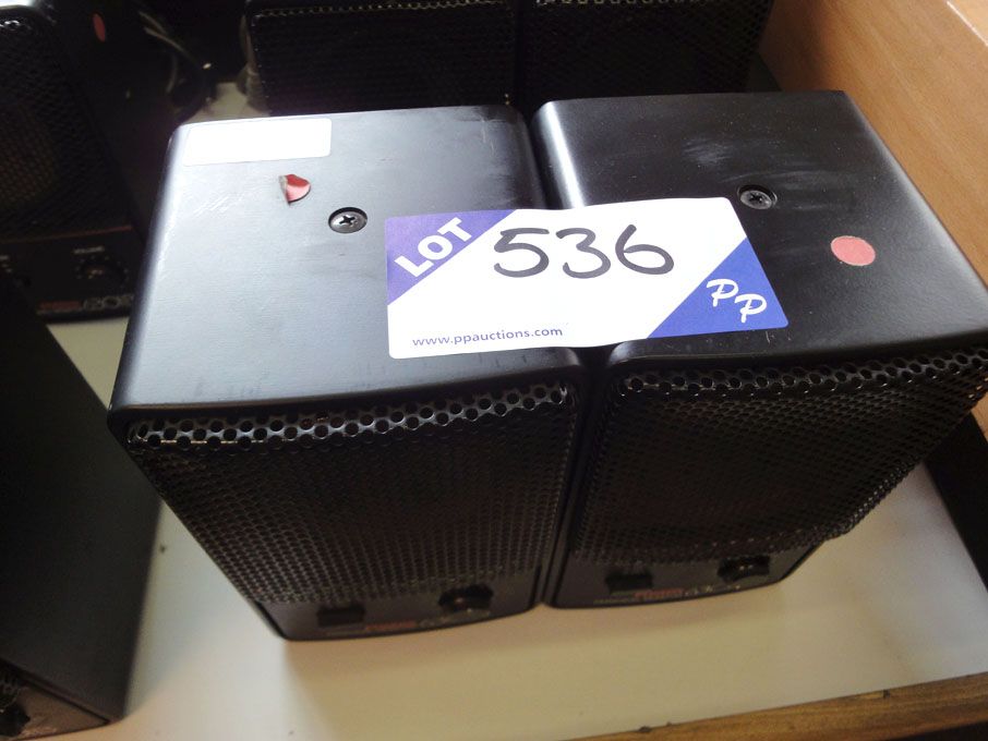2x Fostex 6301B MK3 personal monitor speakers
