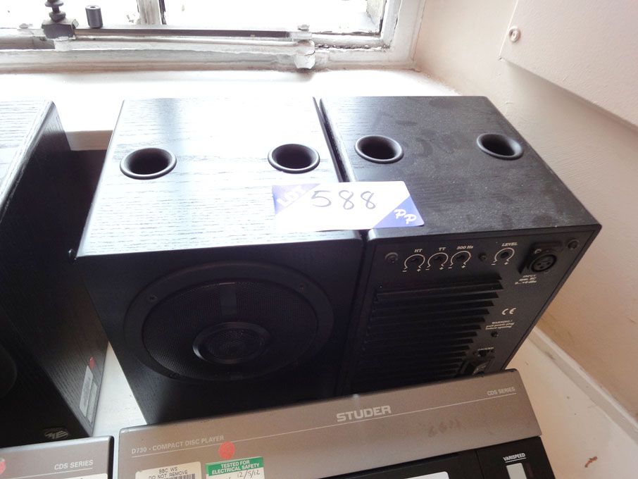 2x Musik Electronic RL906 loud speakers