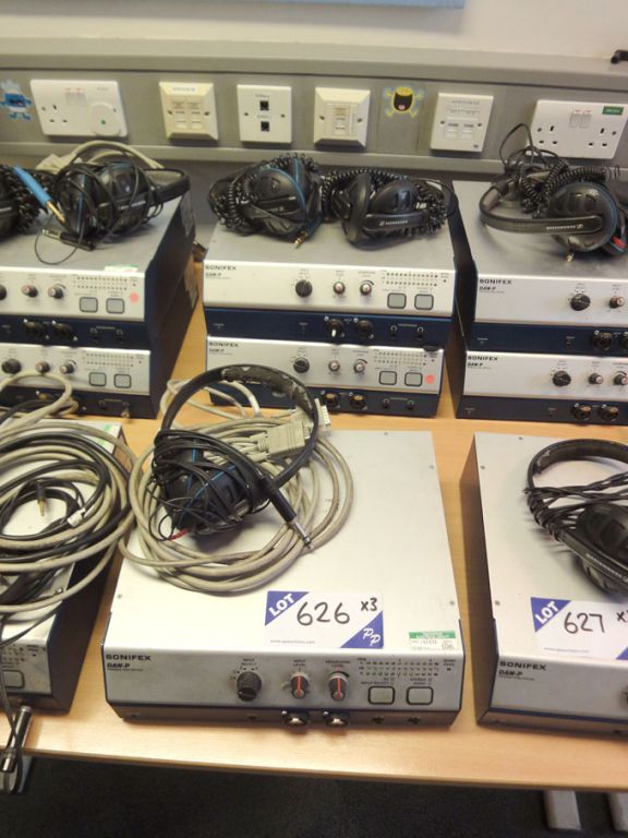 3x Sonifex DAW-P production office digital audio w...