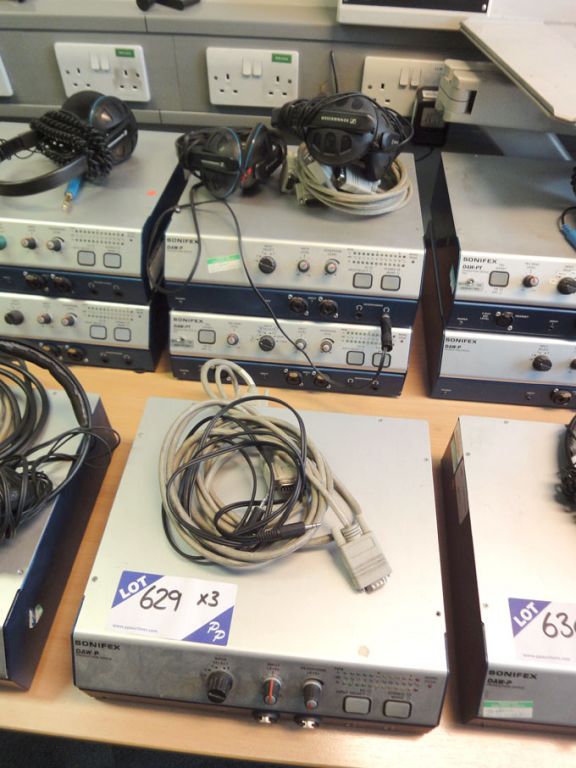 3x Sonifex DAW-P production office digital audio w...
