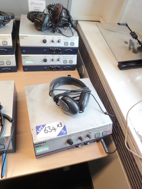 3x Sonifex DAW-P production office digital audio w...