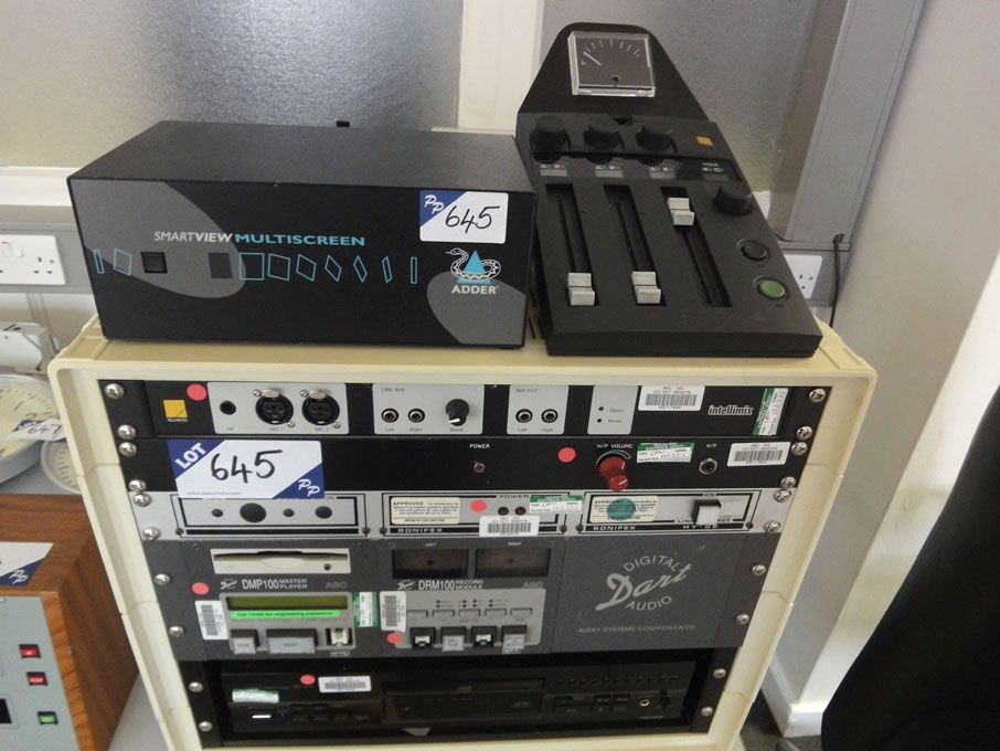 Storage rack with contents inc: YellowTec Intellim...