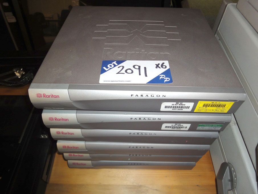 6x Raritan Paragon user stations