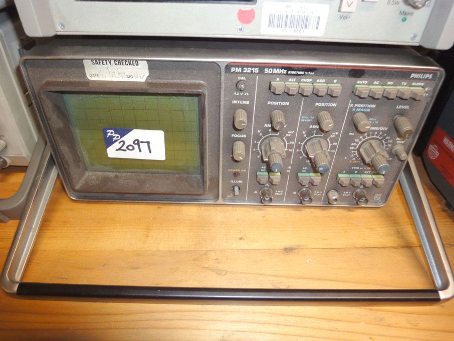 Philips PM3215 50MHz dual trace oscilloscope